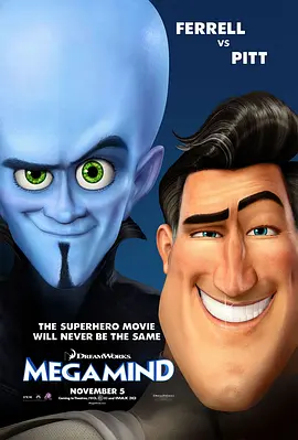 [夸克网盘]超级大坏蛋 Megamind (2010) 喜剧 / 动作 / 动画 美国 英语 豆瓣评分7.8 2.2G