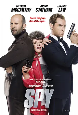 [夸克网盘]女间谍 Spy (2015) 喜剧 / 动作 / 犯罪 美国 英语 / 法语 / 意大利语 / 德语 豆瓣评分7.5 4.8G