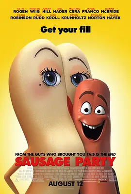 [夸克网盘]香肠派对 Sausage Party (2016） 喜剧 / 动画 / 冒险 美国 英语 豆瓣评分7.2 12.4G