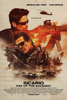 [夸克网盘]边境杀手2：边境战士 Sicario: Day of the Soldado (2018) 剧情 / 动作 / 犯罪 美国 / 意大利 英语 / 西班牙语 豆瓣评分6.6 3.3G