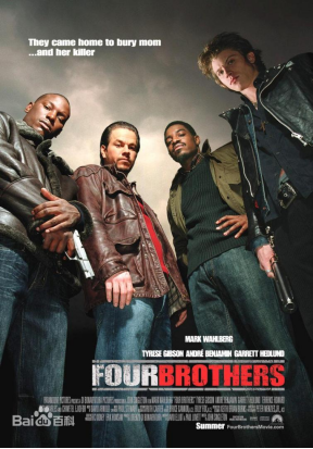 [夸克网盘]四兄弟 Four Brothers (2005) 剧情 / 动作 / 悬疑 / 犯罪 美国 英语 豆瓣评分7.2 2.4G