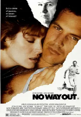 [夸克网盘]谍海军魂 No Way Out (1987) 剧情 / 动作 / 悬疑 / 惊悚 美国 英语 / 俄语 豆瓣评分 7.1 3.3G